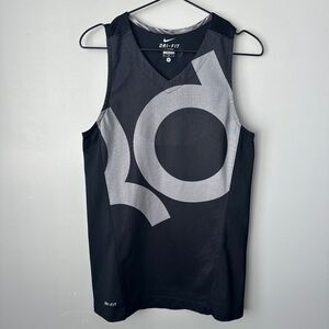 Nike Kevin Durant KD Dri-FIT Basketball Tank Top Men’s Medium Black Gray